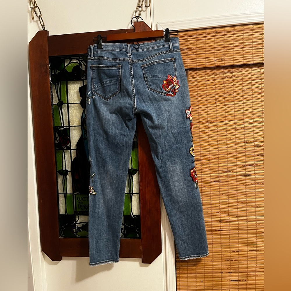 DRIFTWOOD Blue Embroiderd Detail Jeans - Picture 2 of 4